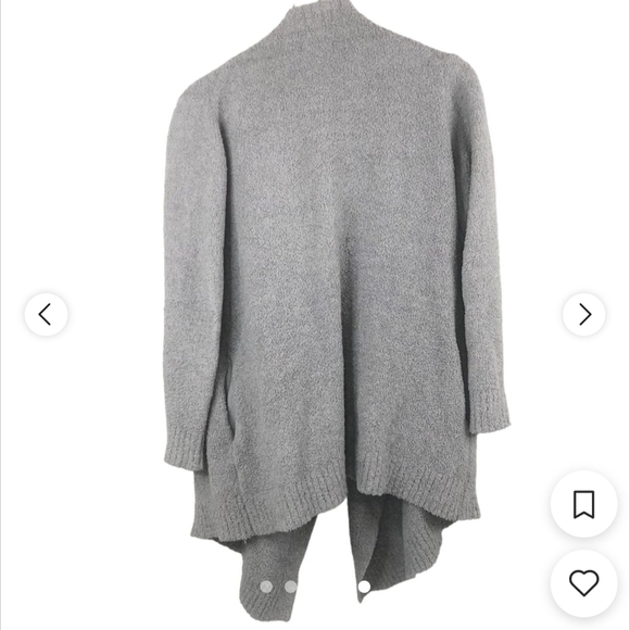 UGG Gray Open Front Cardigan‎ Sweater - Picture 3 of 3